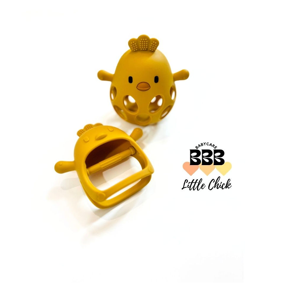 Thumbnail: Little small chick teether toy 手腕穿握型矽膠牙膠