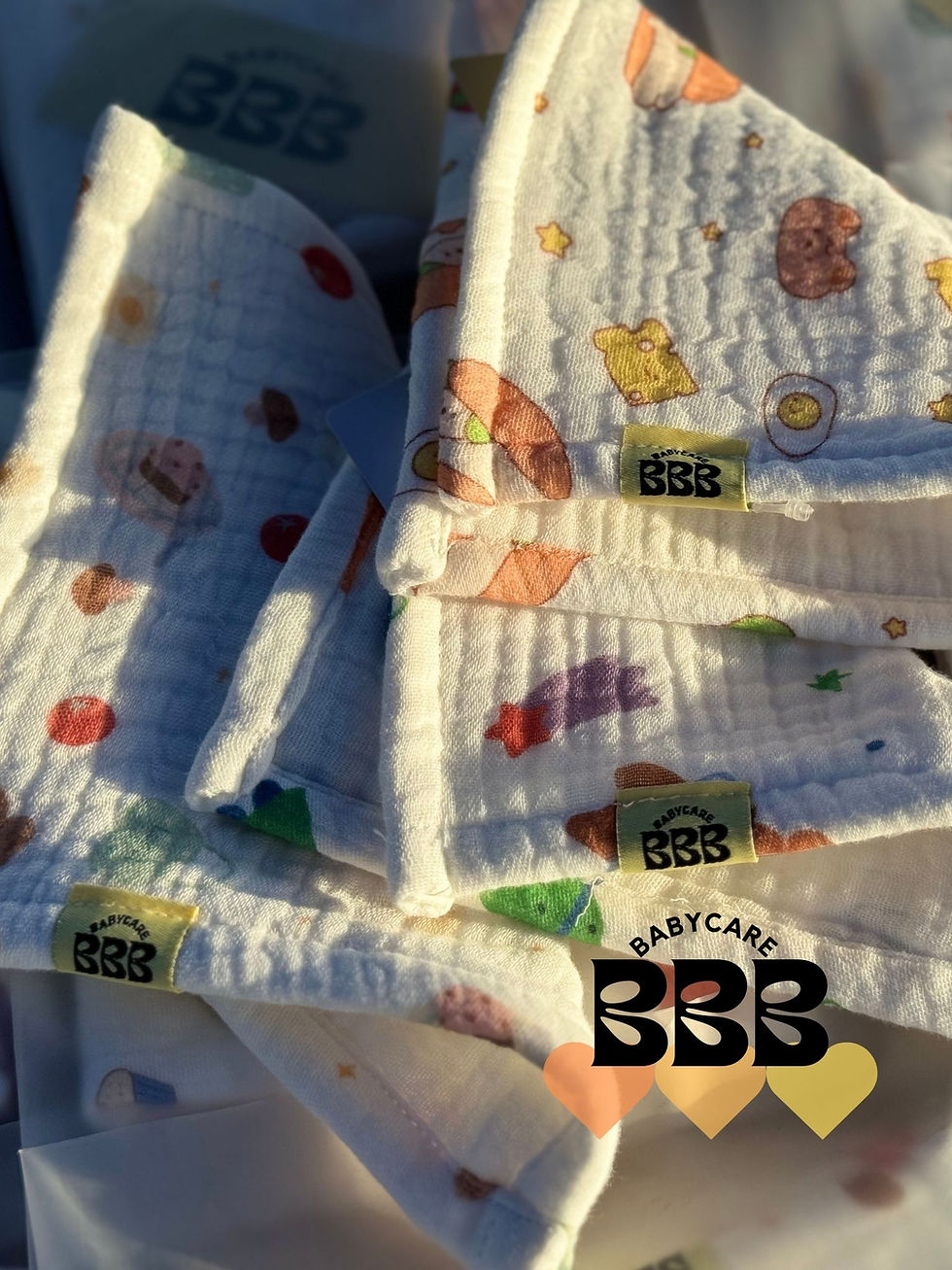 Thumbnail: 27*27cm Baby Gauze Handkerchief 六重紗紗巾手巾