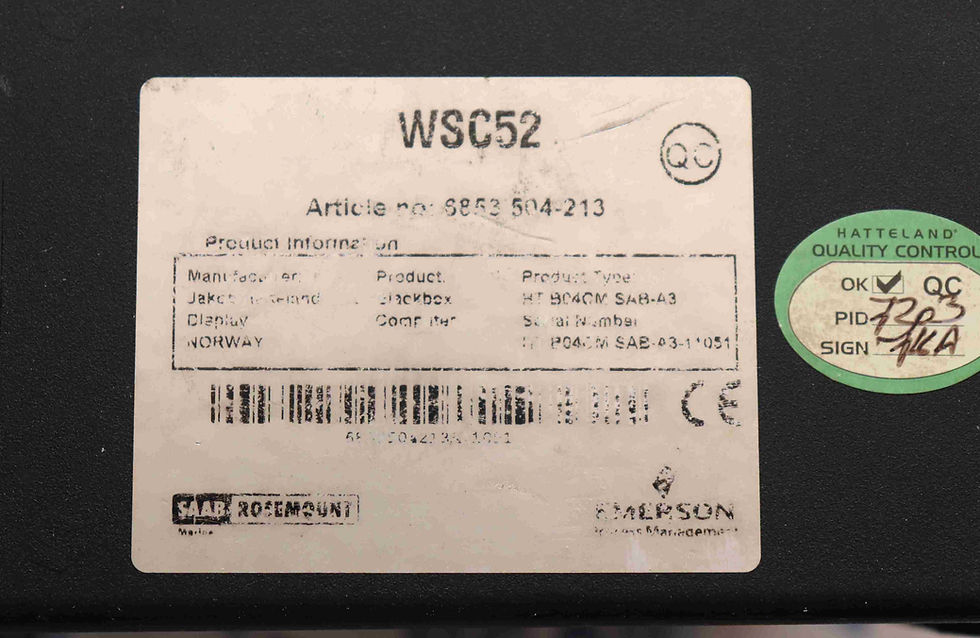 Thumbnail: SAAB ROSEMOUNT EMERSON WSC52 WORKSTATION CPU FOR SAAB TANKRADAR STAR SYSTEM