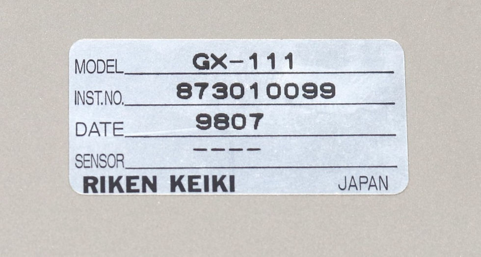 Thumbnail: RIKEN KEIKI FOUR-RUNNER GX-111EX GAS DETECTOR