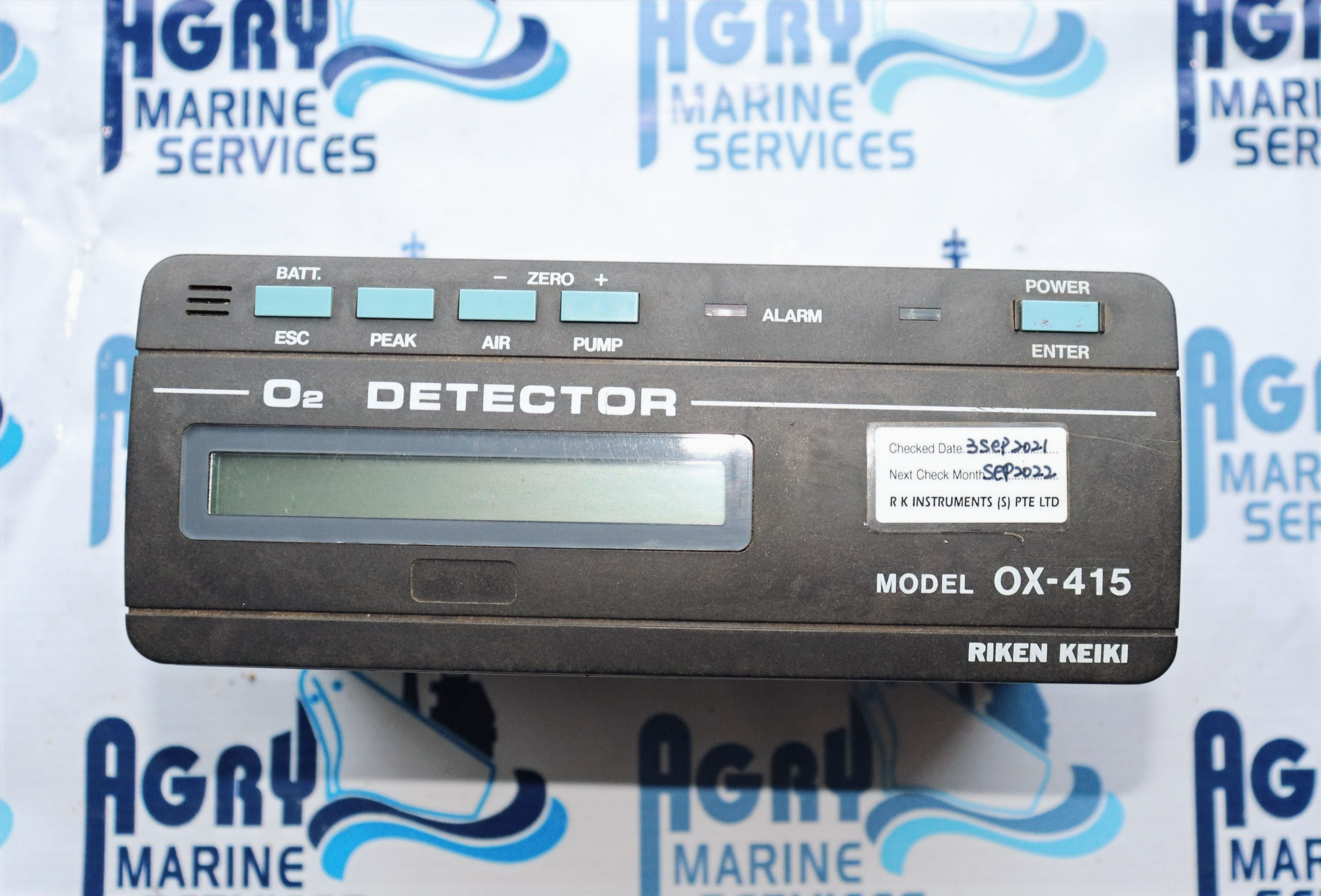 RIKEN KEIKI OX-415 O2 GAS DETECTOR