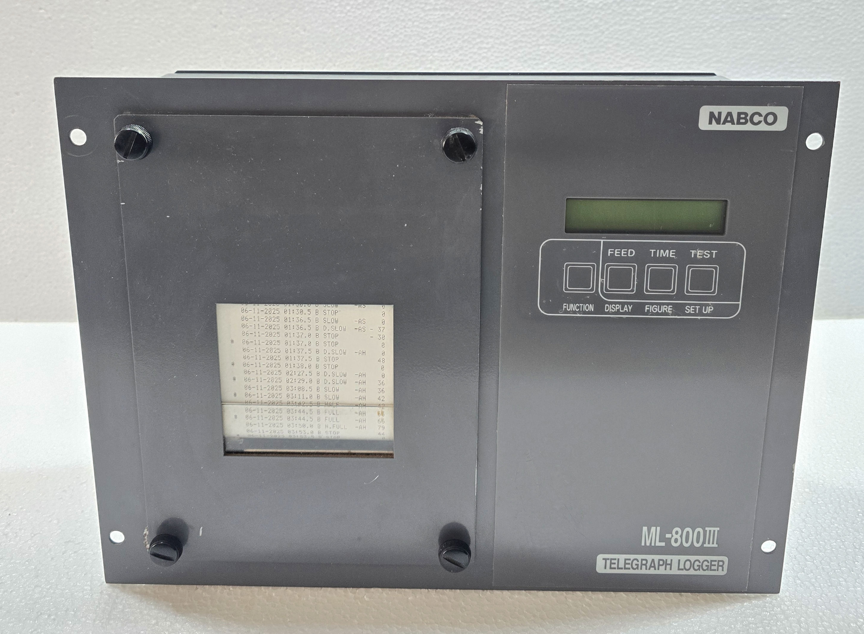 NABCO ML-800III TELEGRAPH LOGGER