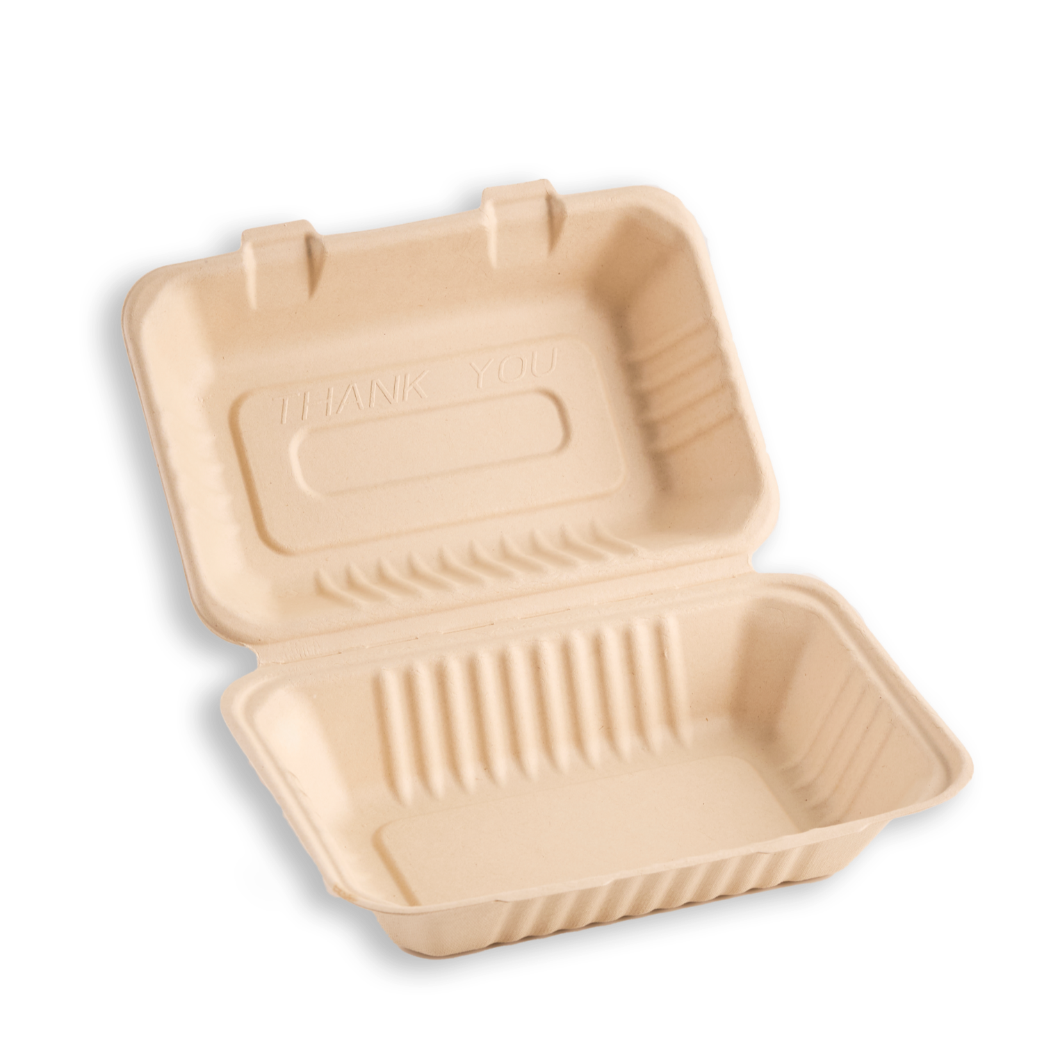 BAGASSE LUNCH BOX 9" X 6"