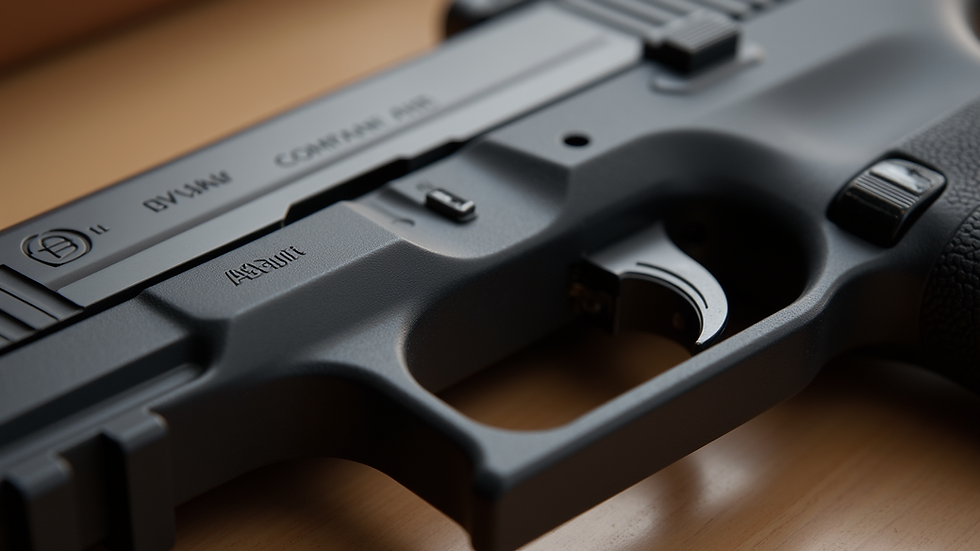 Close-up view of the Sig W320CA-9-M18-MS tool showing its ergonomic handle