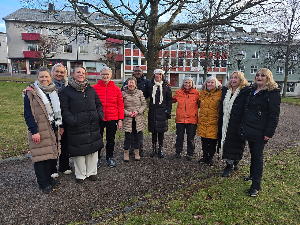Skapende Dans etter filmopptak i Nerparken.
