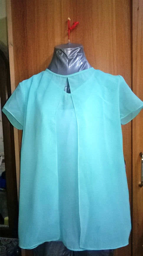 Diy chiffon layered top!