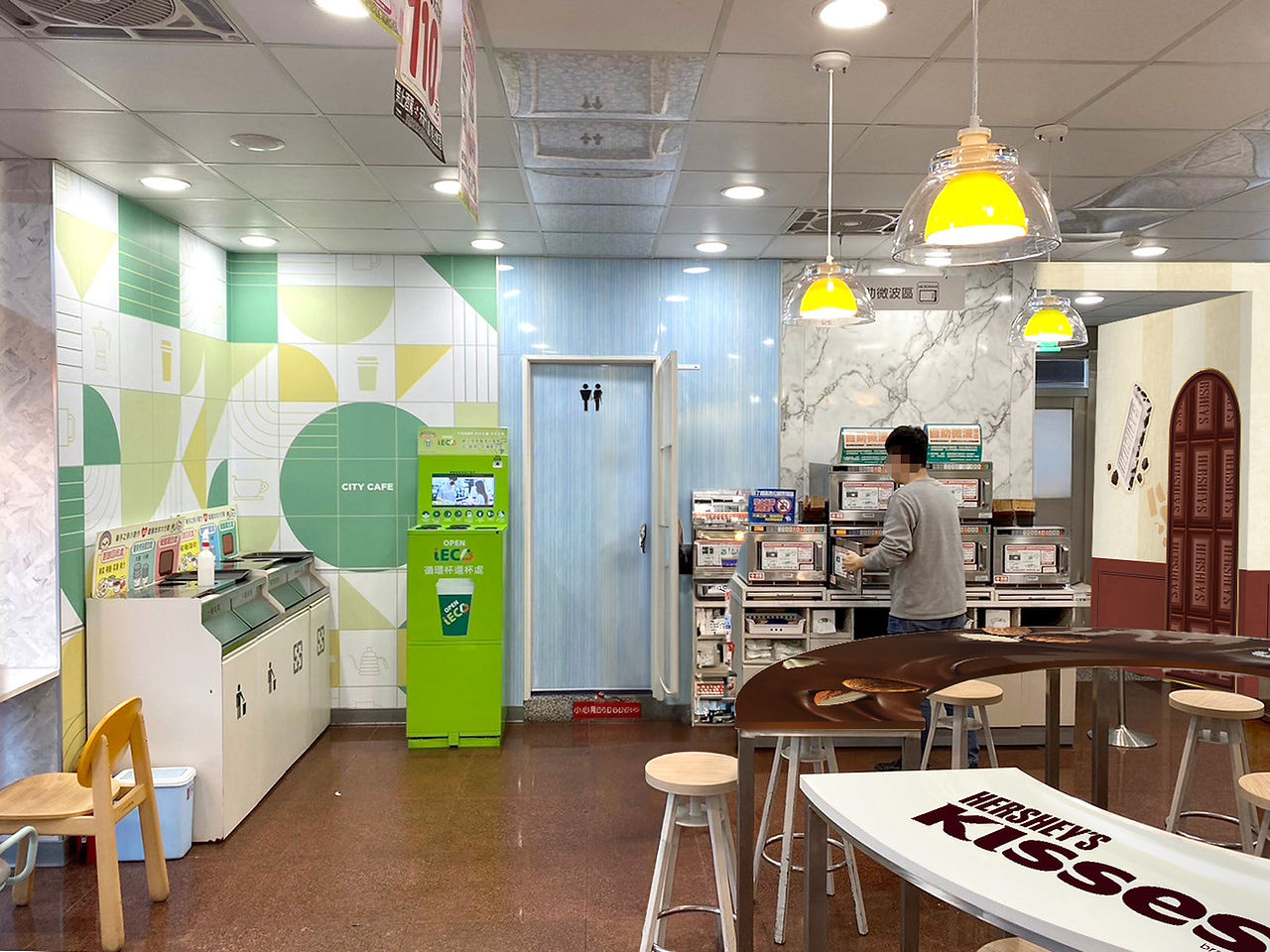 Hershey's 7-11包店設計 店內視覺