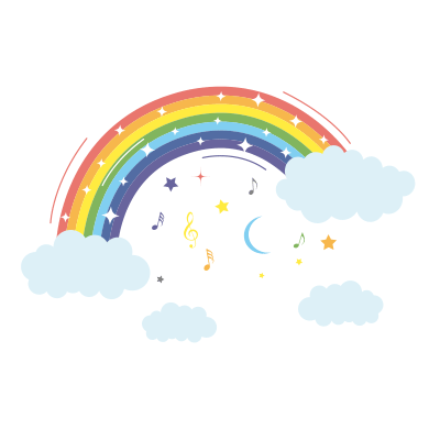 arc-en-ciel Les P'tits Colocs