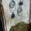 Thumbnail: asymmetrical apatite earrings with kinetic dangles