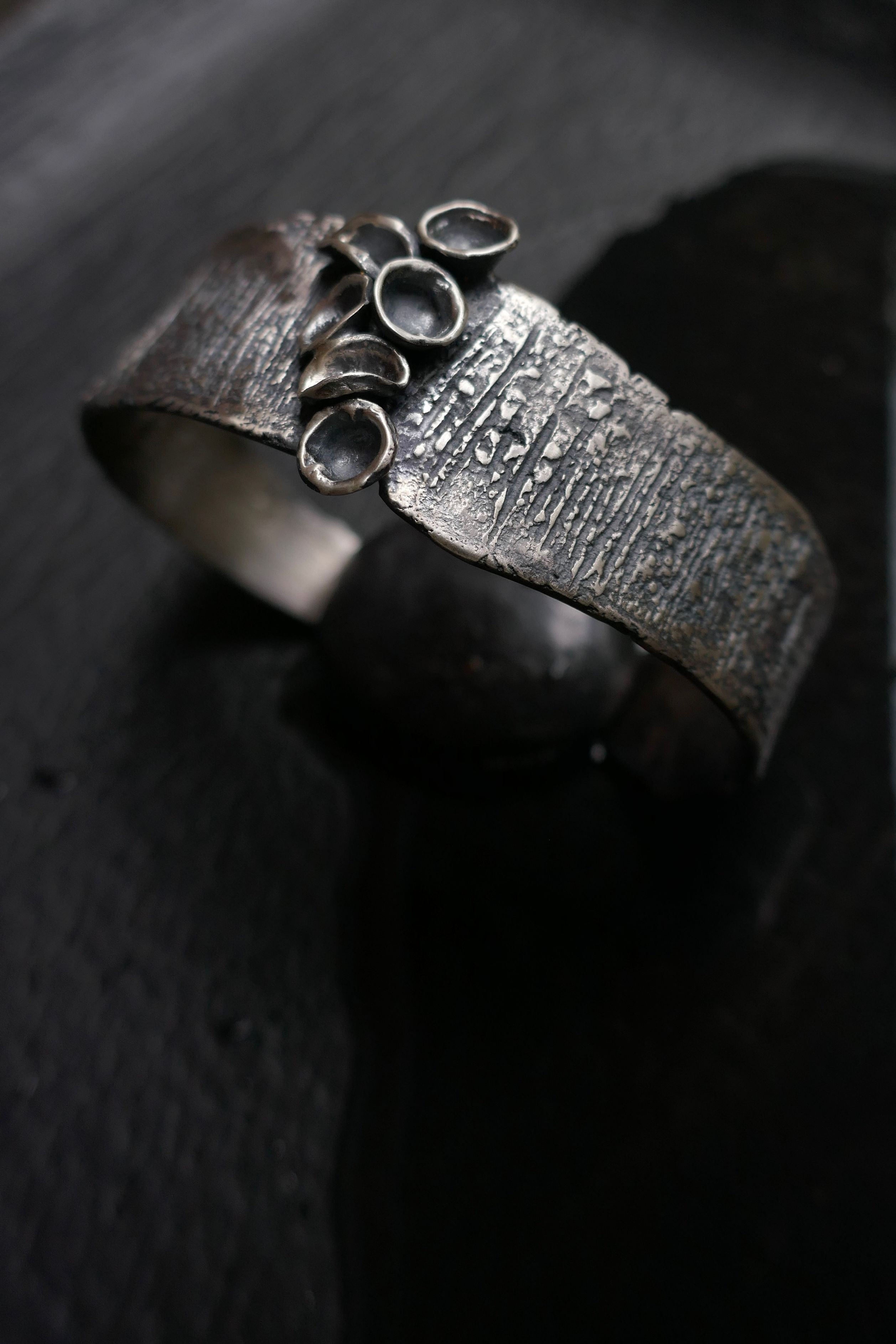 reclaimed silver cuff