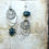 Thumbnail: asymmetrical apatite earrings with kinetic dangles