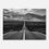 Thumbnail: Lanzarote Long Road in Black and White - Photographic Print