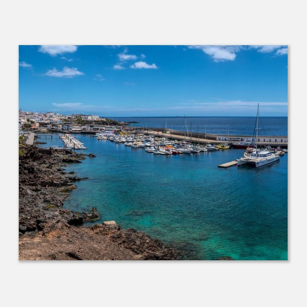 Thumbnail: Puerto del Carmen Town Harbour - Photographic Print