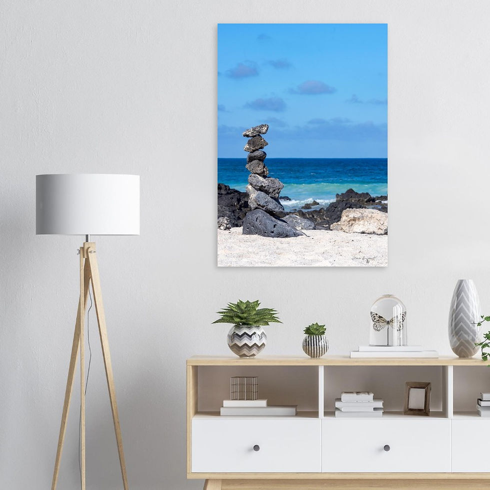 Thumbnail: Stones on the Beach - Photographic Print