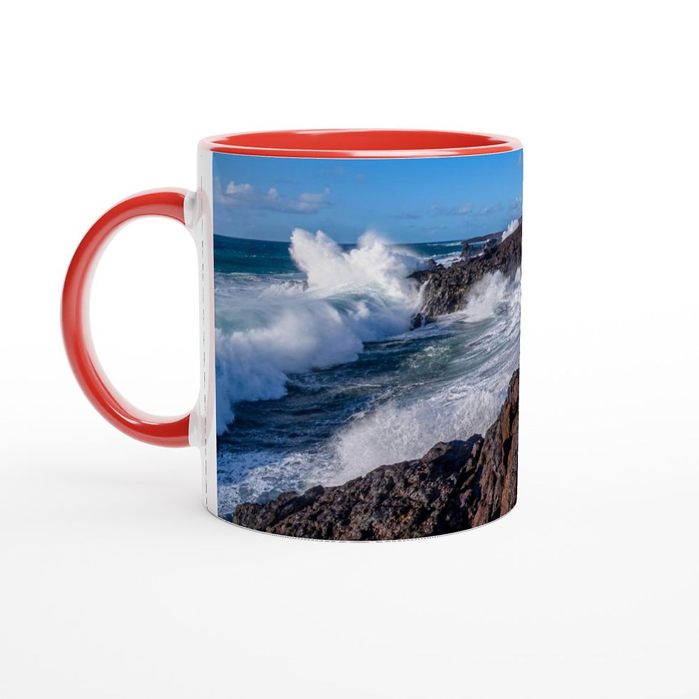 Thumbnail: Los Hervideros Powerful Waves - Ceramic Mug