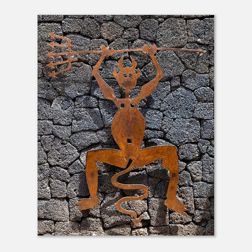 Thumbnail: Lanzarote Devil - Photographic Print