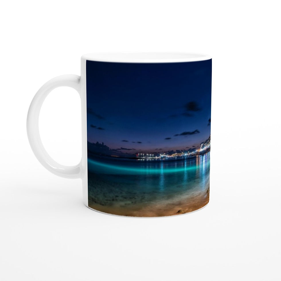 Thumbnail: Playa Blanca at Night - Ceramic Mug