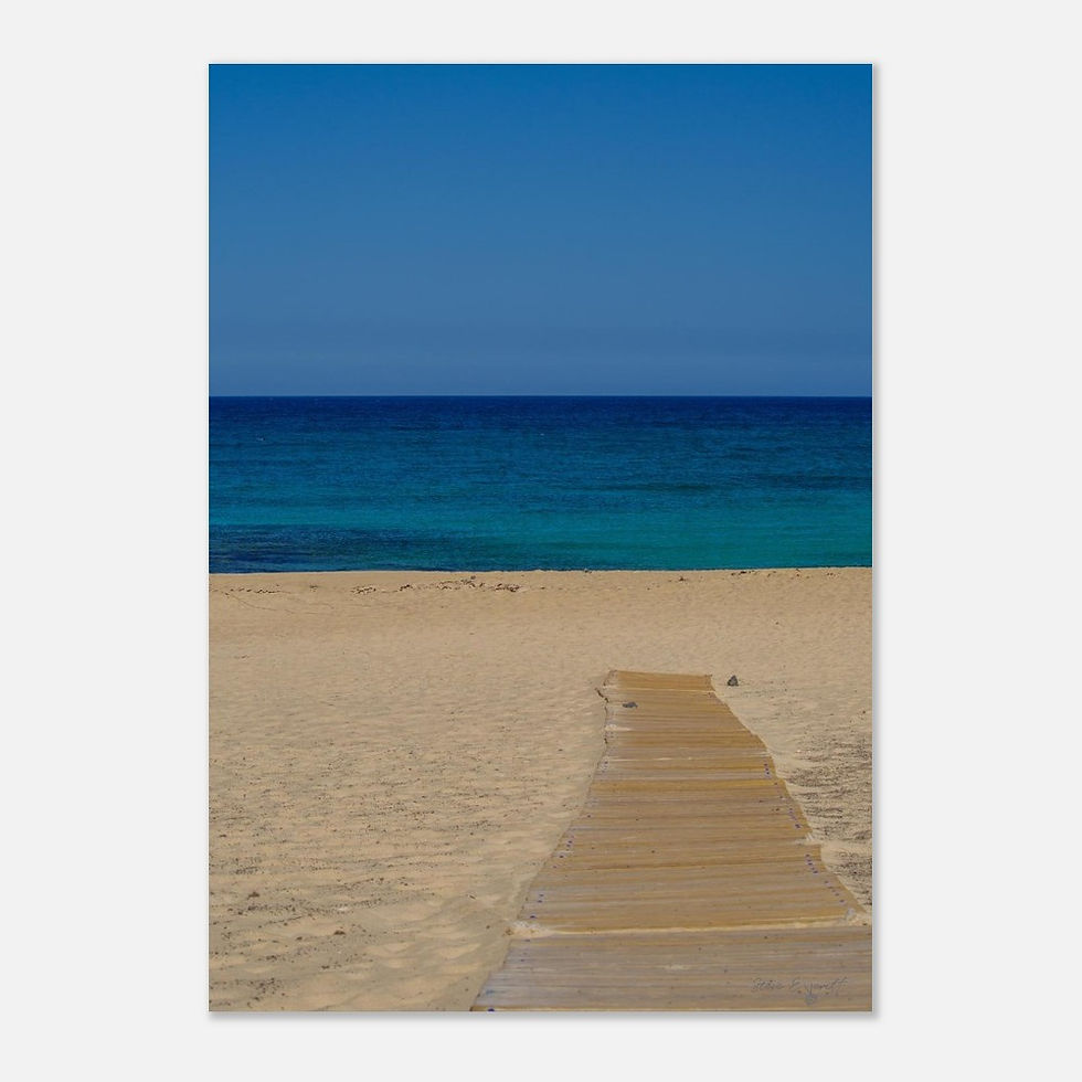 Thumbnail: Beach walk - Photographic Print