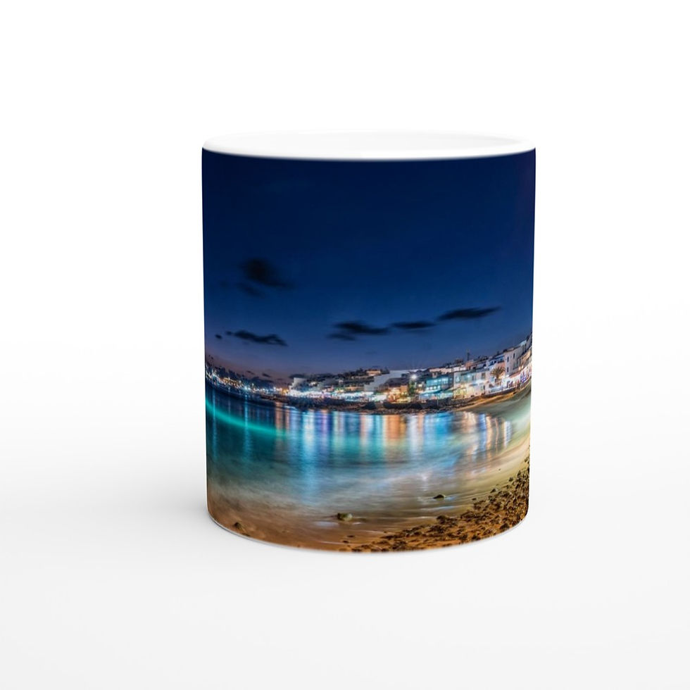 Thumbnail: Playa Blanca at Night - Ceramic Mug