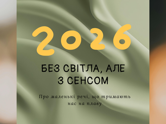Життя без світла. Але з сенсом