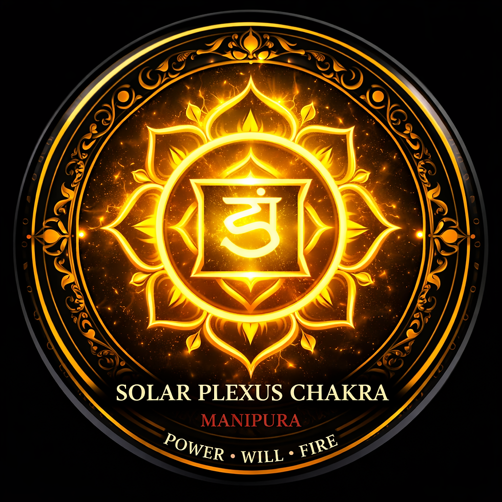 Thumbnail: solar plexus chakra magnet yellow energy confidence symbol 2.4 inch”