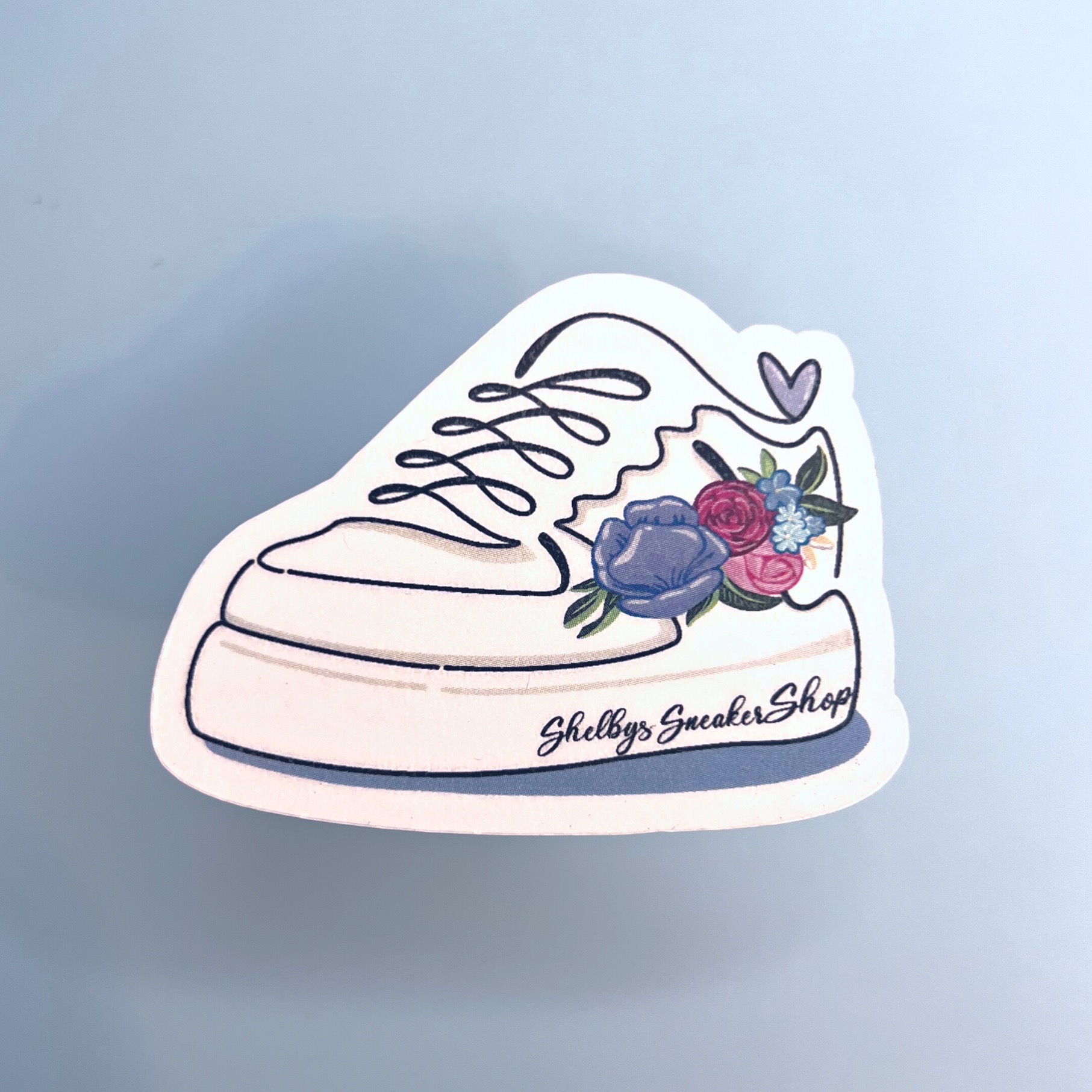 Lavender Sneaker Sticker
