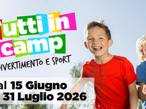 Tutti in Camp 2026: sport, natura e divertimento per i più piccoli ☀️🏃♂️