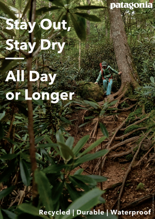 Patagonia全新Rainwear系列! 為雨季帶來分外驚喜!