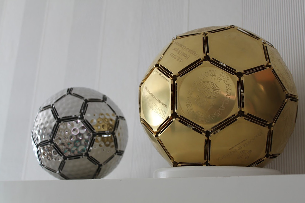 polished golf ball and zeus