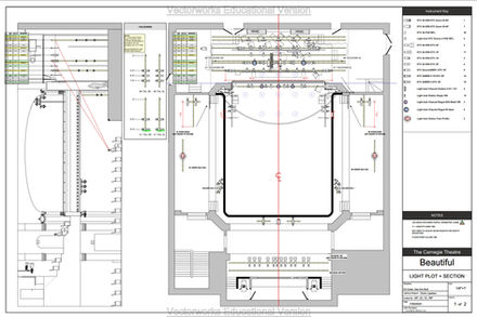 Light Plot + Section