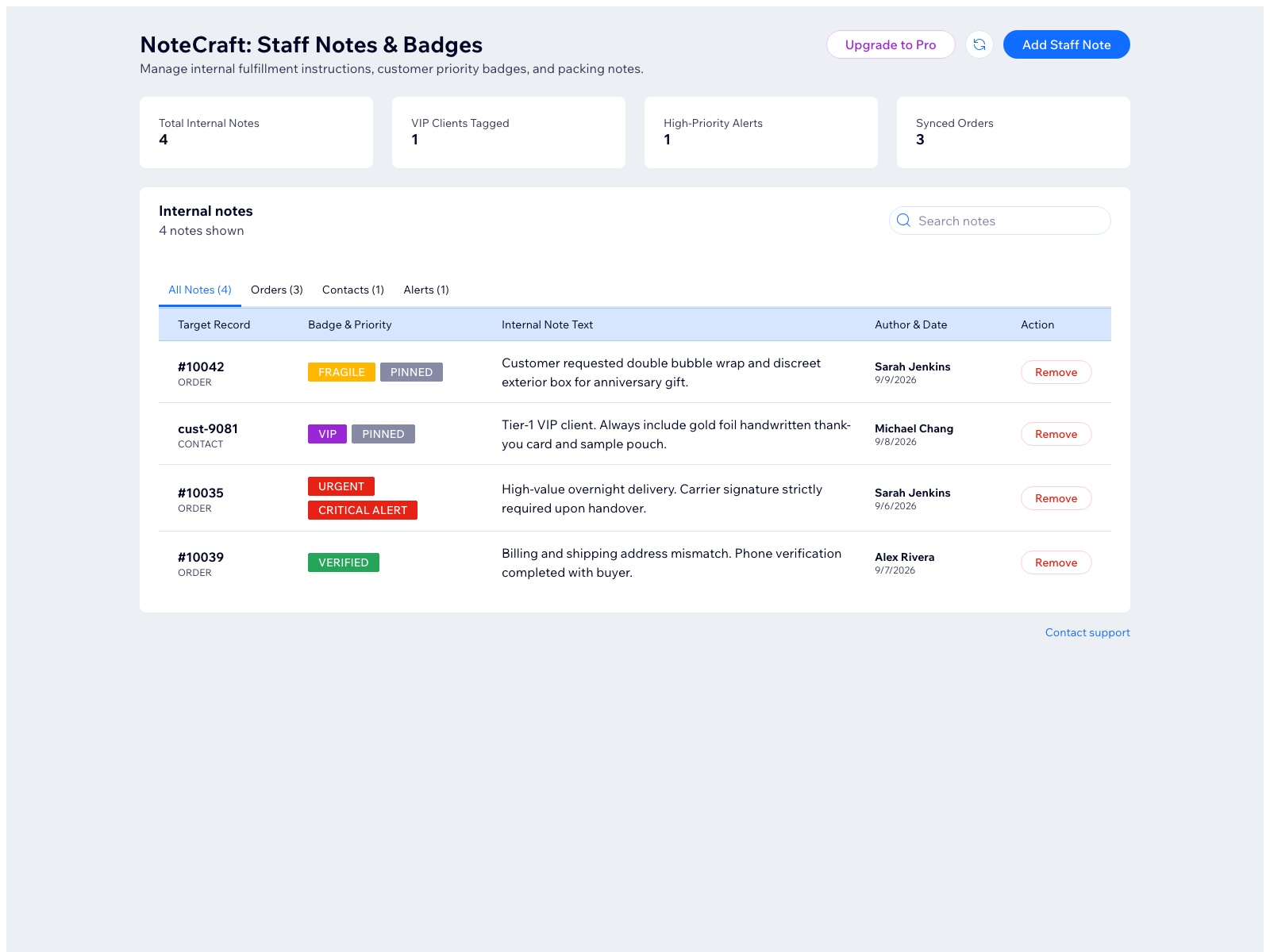 NoteCraft: Internal Notes screenshot 1