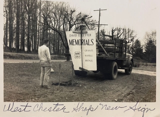 general memorials original sign in PA