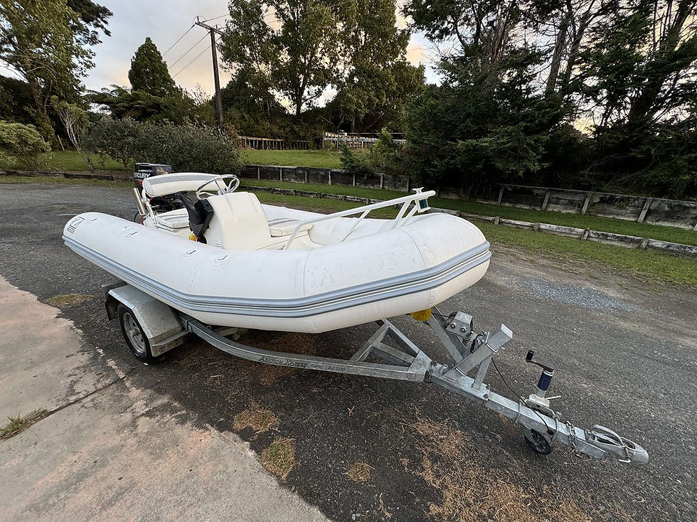Thumbnail: Zodiac 3.8m RIB 40hp Mercury