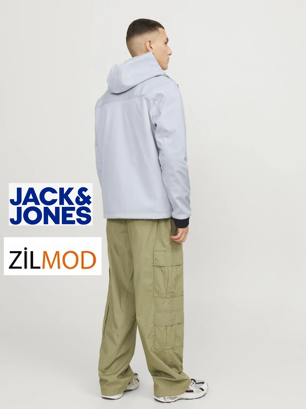 Küçük resim: Jack & Jones Emroıdery Softshell Suya Dayanıklı Mont