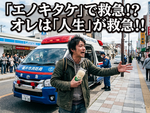 「エノキタケ」で救急!?オレは「人生」が救急!!