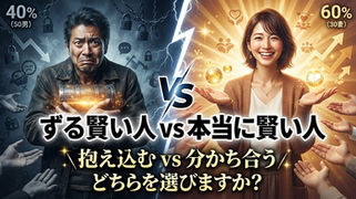 「ずる賢い人」 VS 「本当に賢い人」
