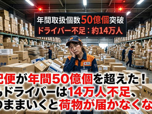 荷物が届かなくなる日!