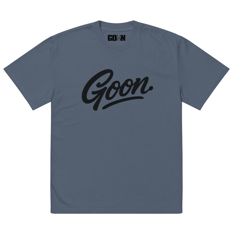 Thumbnail: Goon Script Logo Tee Oversized faded t-shirt