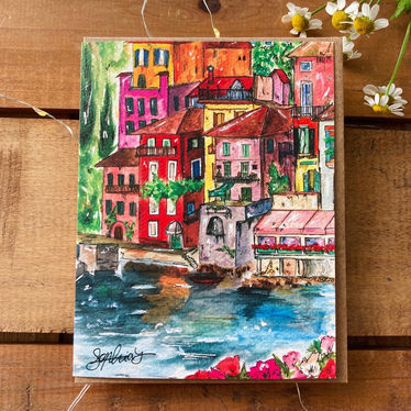 'Colorful Italy' Card