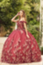 Off the Shoulder Quinceañera Ball Gown By Juliet Style: 1447