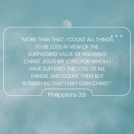 Value in Knowing Christ