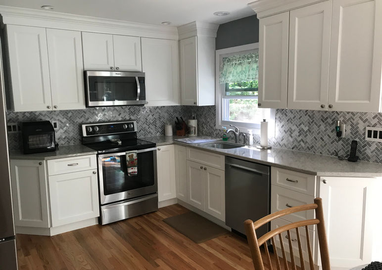 redstone renovation long island kitchen countertop cabinets remodel backsplash tile