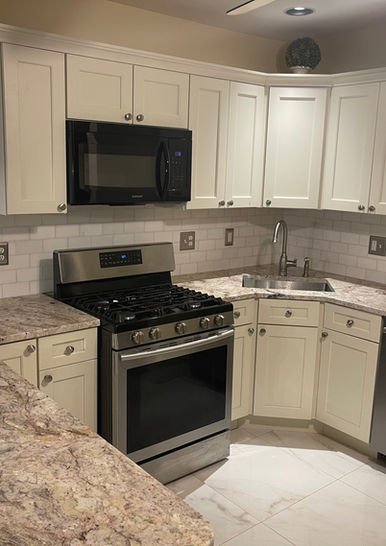 redstone renovation long island kitchen countertop cabinets remodel backsplash tile