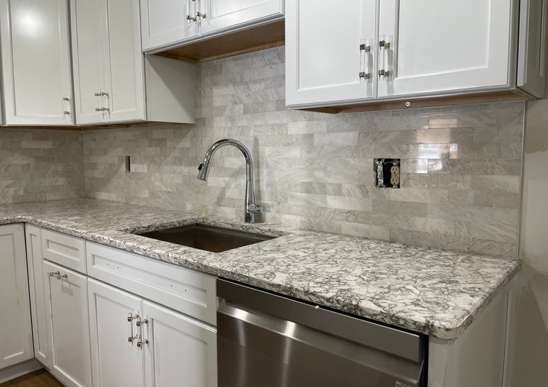 redstone renovation long island kitchen countertop cabinets remodel backsplash tile