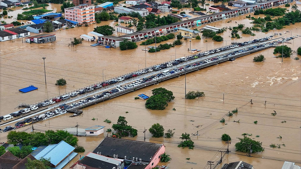 สะพานข้ามคลอง ร.1 บนถนนศรีภูตัดใหม่ หาดใหญ่