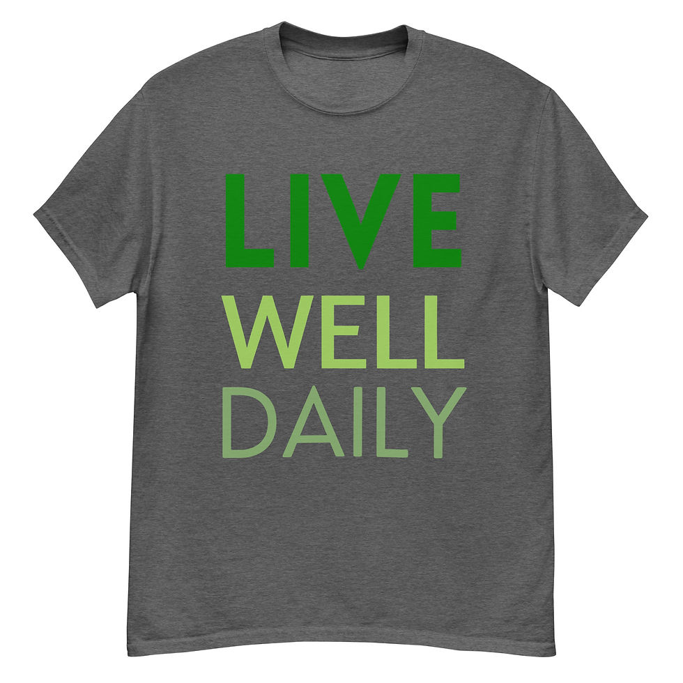 Thumbnail: Live Well Daily - Male T-Shirt