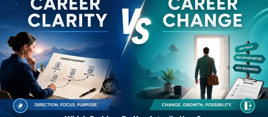 Career Clarity vs Career Change: Which Problem Do You Actually Have?