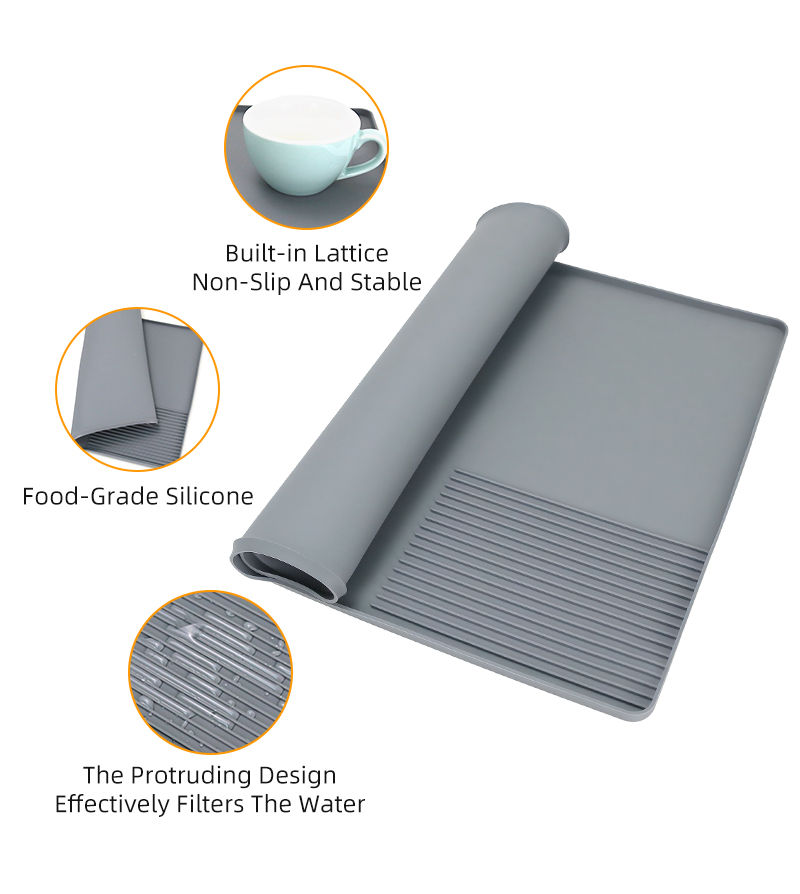 Miniatura: Tapete para apisonador de café, estación distribuidora, portafiltro, almohadilla de silicona, cafetera espresso Ba