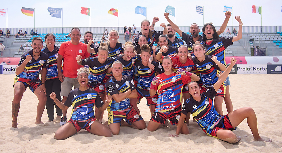Molly & Becky Barron-Clark with their team finishing European Runners Up 