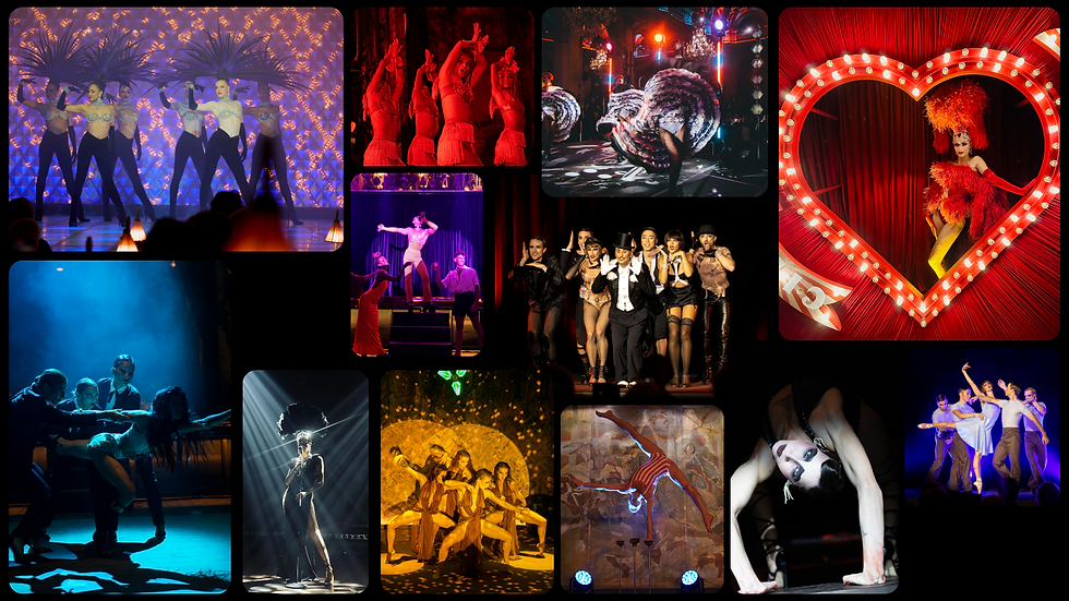 Cabaret, Dansers, colors